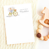 Niedliche Maus vom Schreibtisch aus der Personalis Mitteilungskarte