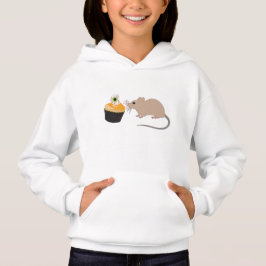 Niedliche Maus zu Halloween Eyeball Cupcake Hoodie
