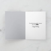 Niedliche Maus zum Älterwerden Karte (Innenseite)