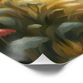 Niedliche Mäuse auf dem Weg zur Schule, Poster (Ecke)