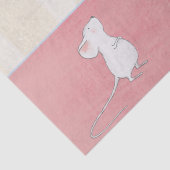 Niedliche Mäuse auf der Zuhause Seidenpapier (Detail)