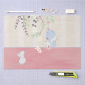 Niedliche Mäuse auf der Zuhause Seidenpapier (Handwerk)