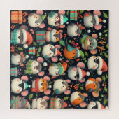 Niedliche Mäuse, Geschenke und Robins Puzzle (Horizontal)