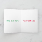 Niedliche Mäuse Hochzeit Cartoon Abbildung Karte (Innenseite)