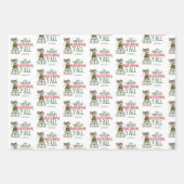 Niedliche Mäuse Jingle Geschenkpapier Set (Vorderseite 2)
