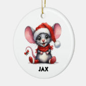 niedliche Mäuse Keramik Ornament (Links)