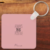 NIEDLICHE MÄuse MIT BLUME KINDERZIMMER MOTIVATONAL Schlüsselanhänger (Rückseite)