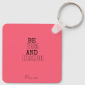 NIEDLICHE MÄuse MIT FARBEN BLUME MOTIVIEREND Schlüsselanhänger (Rückseite)