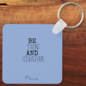 NIEDLICHE MÄuse MIT FARBEN BLUME MOTIVIEREND Schlüsselanhänger (Rückseite)