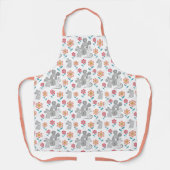 Niedliche Mäuse - Mutter und Babys, Muster der Blu Schürze (Vorderseite)