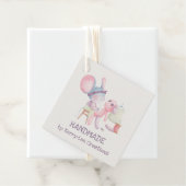 Niedliche Mäuse Nähboote handgefertigt Personalisi Geschenkanhänger (Beispiel)