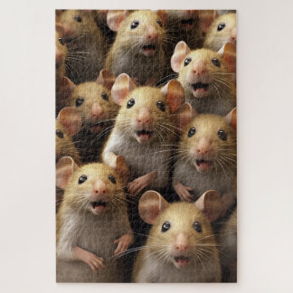 Niedliche Mäuse Puzzle
