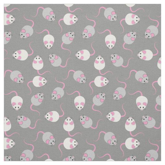 Niedliche Mäuse Stoff (Muster)