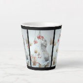 Niedliche Mäuse und rote Beeren - Schneefälle Milchtasse (Vorderseite)