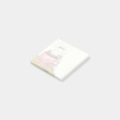 Niedliche Mäuse Wasserfarbe Gelb Post-it Klebezettel (angewinkelt)