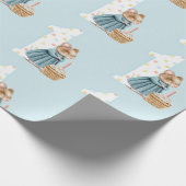 Niedliche Mäuse zum Geburtstag Geschenkpapier (Ecke)