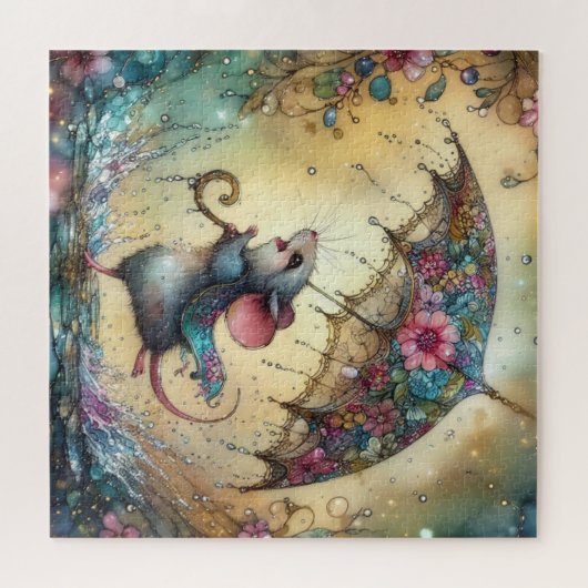 Niedliche Mausefeder Puzzle (Horizontal)