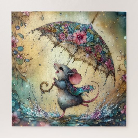 Niedliche Mausefeder Puzzle (Vertikal)