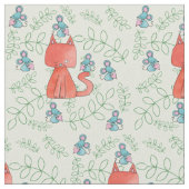 Niedliche MäuseLiebenkitty-Katze Stoff (Nahaufnahme)