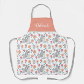 Niedliche Mäusemutter mit Säuglingen, Muster der B Schürze (Vorderseite)