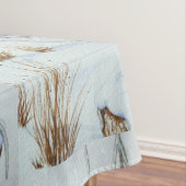 Niedliche Mäuseschneeszene für Weihnachten Tischdecke (Beispiel)