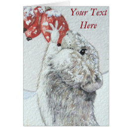 niedliche Mäuseschneewelt