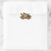 Niedliche Mauskleber Runder Aufkleber (Tasche)
