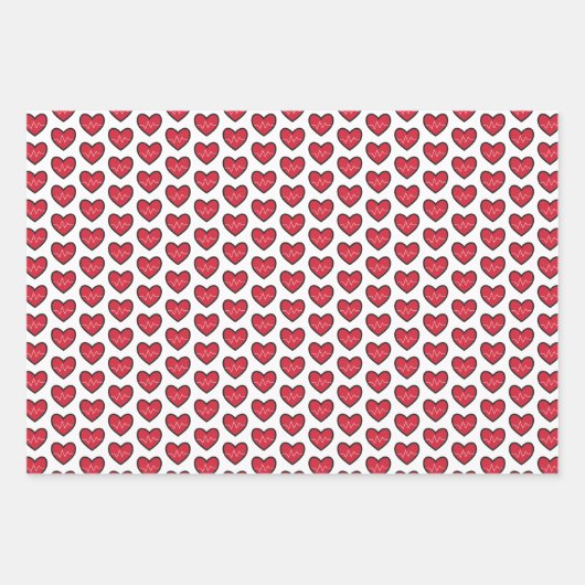 Niedliche Medical Patterns Geschenkpapier Set (Vorderseite 2)