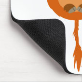 Niedliche Meditation Cartoon Hochland Kuh Mousepad (Ecke)