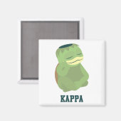Niedliche Meditation Kappa Magnet (Vorderseite/Rückseite)
