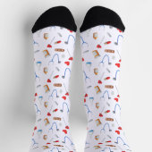 Niedliche Medizin Socken (Oben)