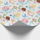 Niedliche Meeresfrüchte Geschenkpapier (Ecke)