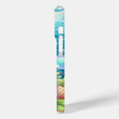 Niedliche Meeresschildkröte Case-Mate iPhone Hülle (Rückseite / Links)