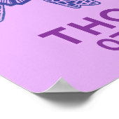 Niedliche Meeresschildkröte CUSTOM BABY NAME BIRTH Poster (Ecke)