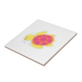 Niedliche Meeresschildkröte Fliese (Seite)