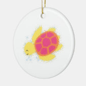 Niedliche Meeresschildkröte Keramikornament (Links)