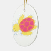 Niedliche Meeresschildkröte Keramikornament (Links)