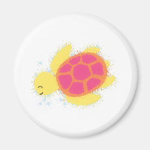 Niedliche Meeresschildkröte Magnet