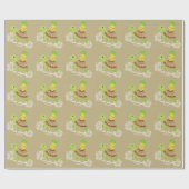 Niedliche Meeresschildkröte Weihnachten Geschenkpapier (Flach)