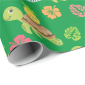 Niedliche Meeresschildkröte Weihnachten Geschenkpapier (Rolleneckpunkt)