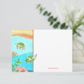 Niedliche Meeresschildkröten (Stehend Vorderseite)