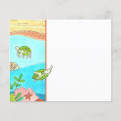 Niedliche Meeresschildkröten (Vorderseite)