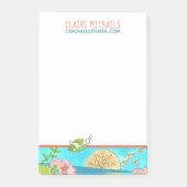 Niedliche Meeresschildkröten Post-it Klebezettel (Vorderseite)