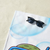 Niedliche Meeresschildkröten Strandtuch (Beispiel)