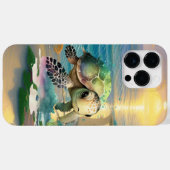 niedliche Meeresschildkrötenliebhaber Case-Mate iPhone Hülle (Rückseite (Horizontal))