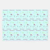 Niedliche Meerestiere Geschenkpapier Set (Vorderseite 2)