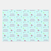 Niedliche Meerestiere Geschenkpapier Set (Vorderseite)