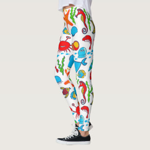 Niedliche Meerestiere Leggings