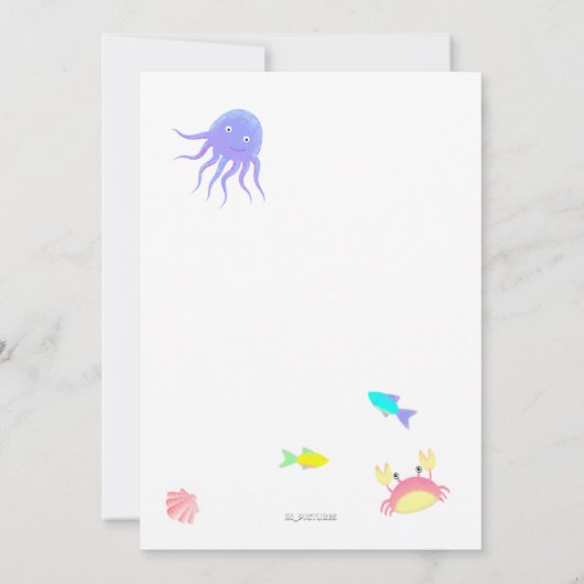 Niedliche Meerjungfrau (Rückseite)