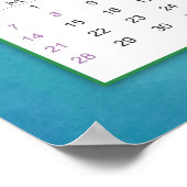 Niedliche Meerjungfrau 2018 Kalenderposter Poster (Ecke)